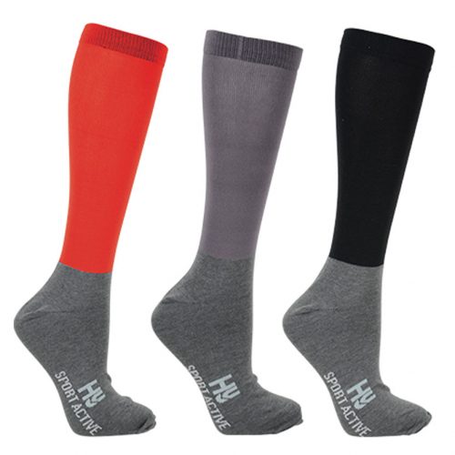 Hy Sport Active pack of 3 socks Rosette red