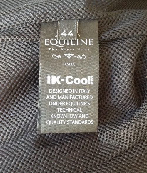 Equiline X-Cool dressage tails navy size 44 (UK 12)