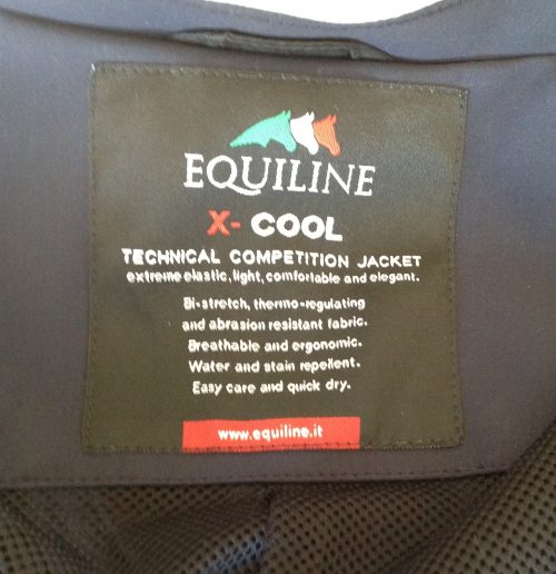 Equiline X-Cool dressage tails navy size 44 (UK 12)